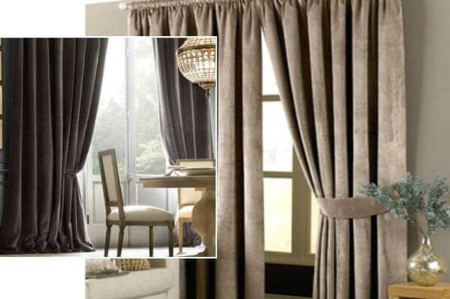 Щільні штори як простий спосіб приглушити шум